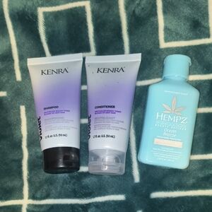 Kenra Shampoo and Conditioner Set with Hempz Lotion